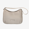 Fuchsia Paris – Sac épaule effet cuir grainé Bonaqua naturel