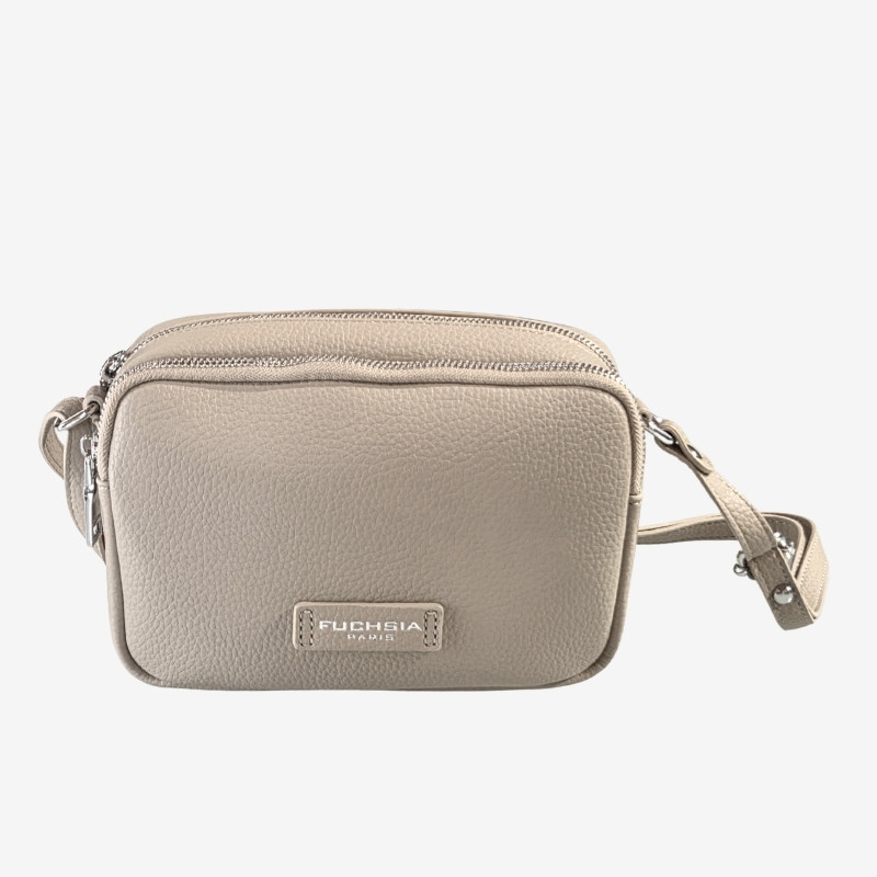 Fuchsia Paris - Petit sac bandoulière Bonaqua naturel