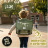 Pol Fox - Cartable Réversible Jurassic 38 cm