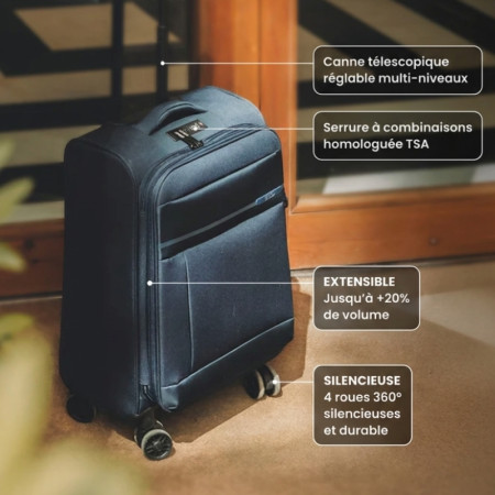 Valise cabine Monthélys de Jump | Gandy.fr