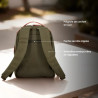 Jump - Sac à dos arrondis Borne Uppsala 41 L olive