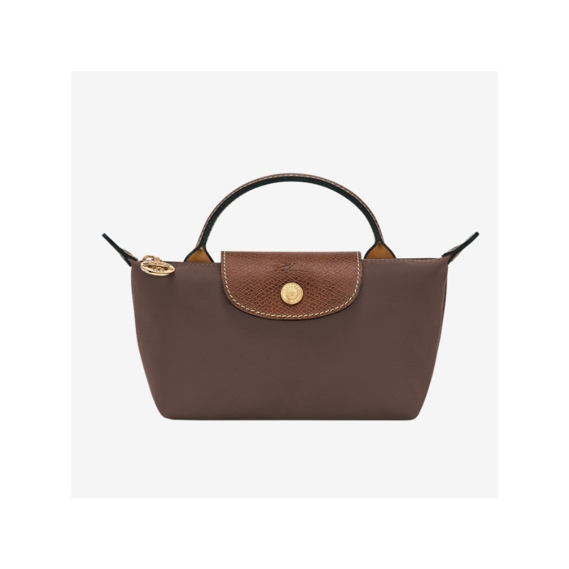 Longchamp – trousse cosmetique pliage original moka