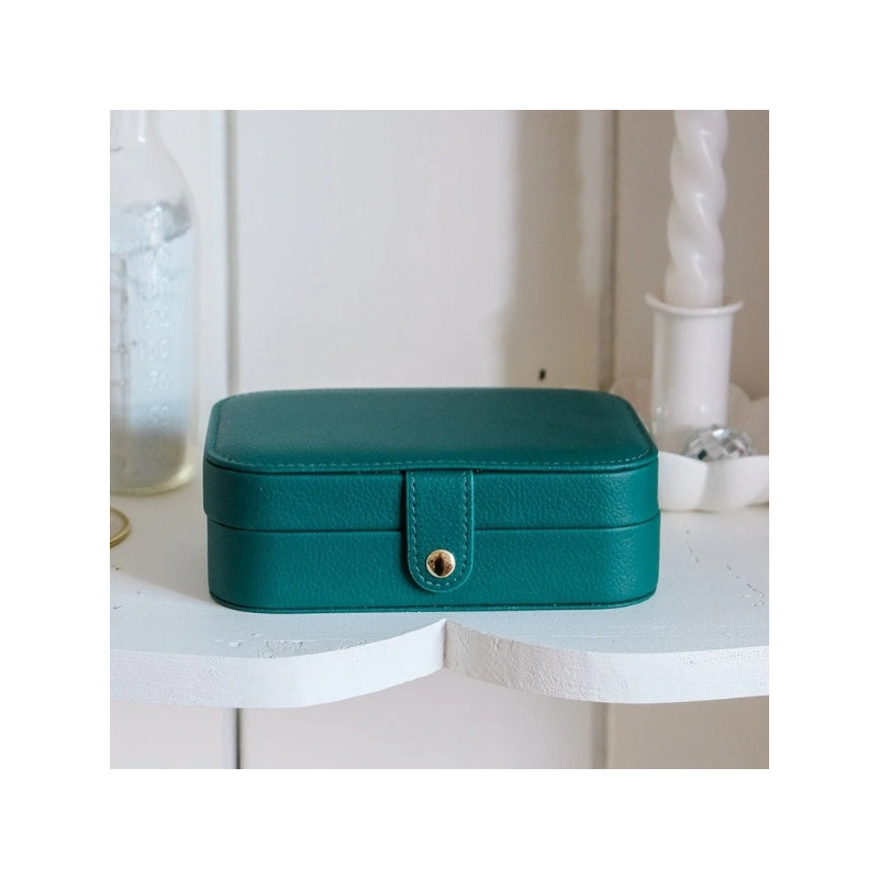 Maison Scarlett - Grande boîte à bijoux de voyage Brigitte vert