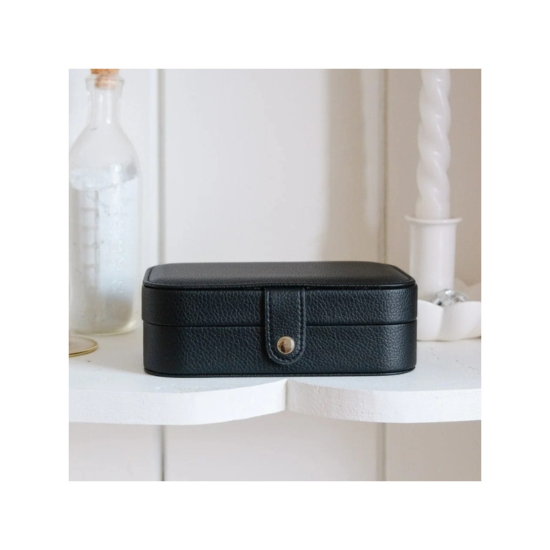 Maison Scarlett - Grande boîte à bijoux de voyage Noire