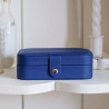 Maison Scarlett - Grande boîte à bijoux de voyage Brigitte bleu