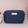 Maison Scarlett - Grande trousse de toilette souple Charlotte marine