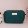 Maison Scarlett - Grande trousse de toilette souple Charlotte vert