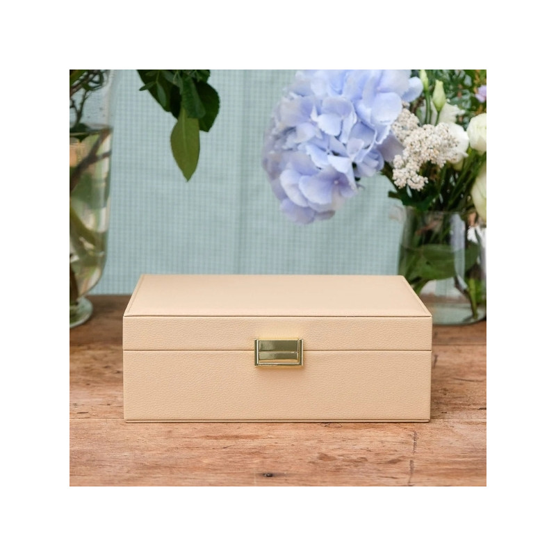 Maison Scarlett - Coffret à bijoux Louise beige