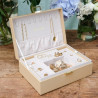 Maison Scarlett - Coffret à bijoux Louise beige