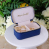 Maison Scarlett - Mini coffret à bijoux de voyage Marie bleu