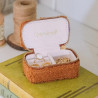 Maison Scarlett - Mini coffret à bijoux de voyage Marie moumoute camel
