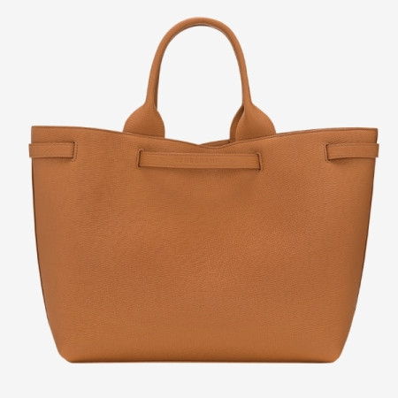 Longchamp - Sac cabas Le Smart L caramel