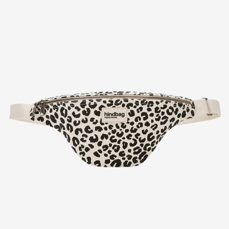 Sac Banane Olivia Léopard Ecru- Hindbag