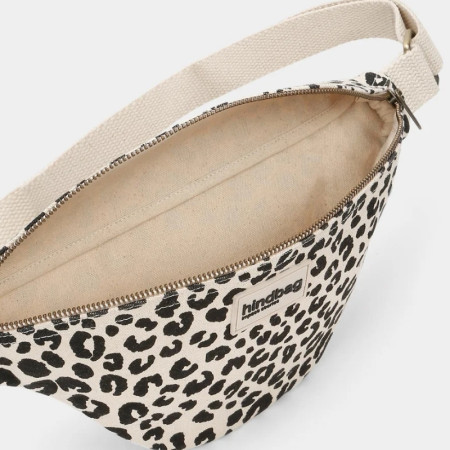 Sac Banane Olivia Léopard Ecru- Hindbag