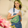 Sac Banane Olivia Vichy Vert - Hindbag