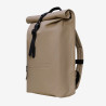 Rains - Sac à dos business imperméable Rolltop Rucksack beige