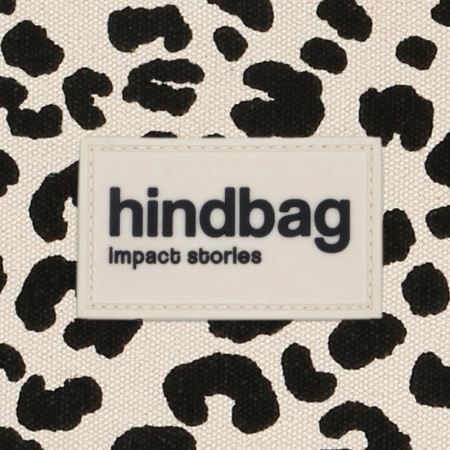 Sac Banane L Sasha Léopard Ecru - Hindbag