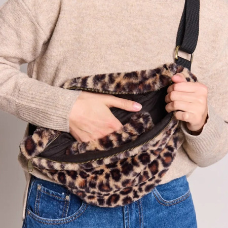 Sac Banane L Sasha Léopard - Hindbag