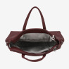 Arthur et Aston – Grand sac porté main Rosalia cuir bordeaux