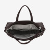 Arthur et Aston – Grand sac porté main Rosalia cuir chocolat