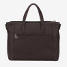 Arthur et Aston – Grand sac porté main Rosalia cuir chocolat