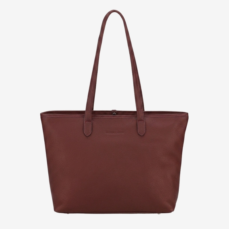 Arthur & Aston - Sac shopping Rosalia bordeaux