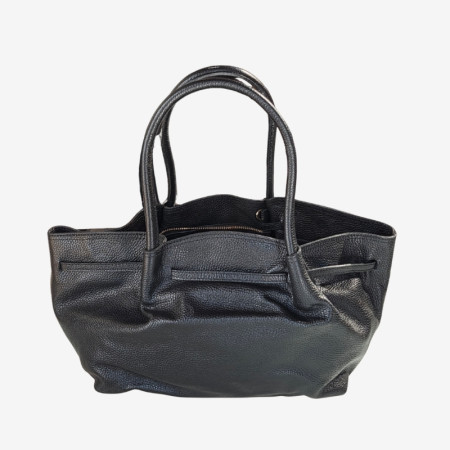 Auren - Grand sac shopping cuir Noir