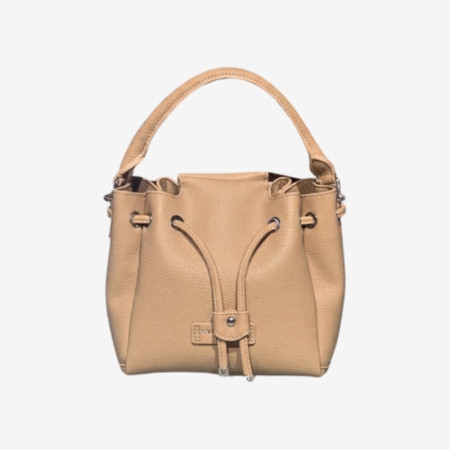 Fuchsia Paris- Petit sac seau à lacet