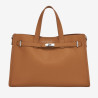 Sac cabas pour femme Tote Land Chatain Camel - Mac Douglas