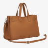 Sac cabas pour femme Tote Land Chatain Camel - Mac Douglas
