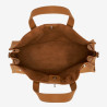 Sac cabas pour femme Tote Land Chatain Camel - Mac Douglas
