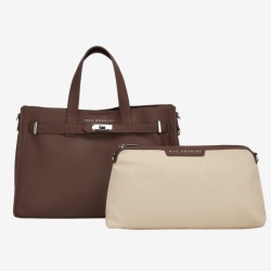 Sac cabas pour femme Tote Land Acajou - Mac Douglas