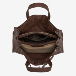 Sac cabas pour femme Tote Land Acajou - Mac Douglas