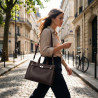 Sac cabas pour femme Tote Land Blanc Marron Chocolat - Mac Douglas