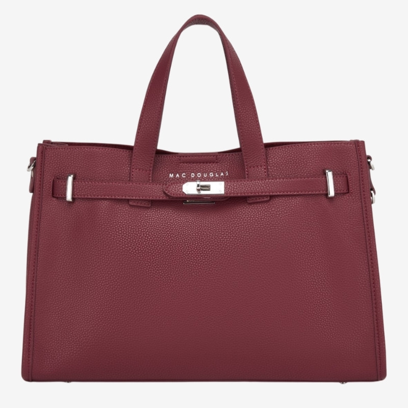 Sac cabas pour femme Tote Land Rouge Rubis - Mac Douglas