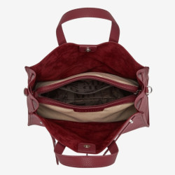 Sac cabas pour femme Tote Land Rouge Rubis - Mac Douglas