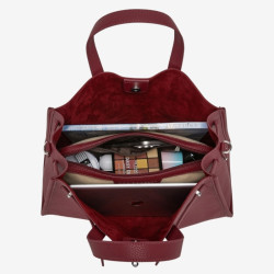 Sac cabas pour femme Tote Land Rouge Rubis - Mac Douglas