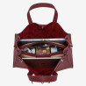 Sac cabas pour femme Tote Land Rouge Rubis - Mac Douglas