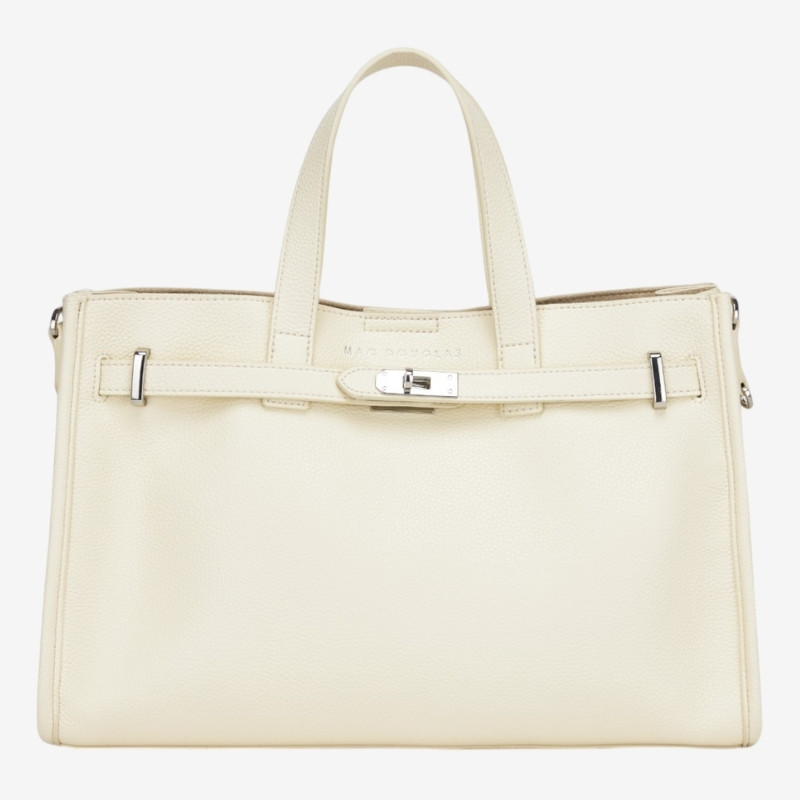 Sac cabas pour femme Tote Land Blanc Ivoire - Mac Douglas