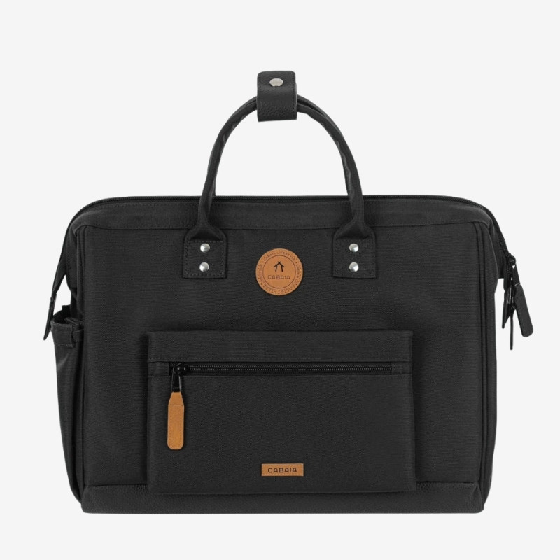 Sac ordinateur Messenger Berlin noir - Cabaïa
