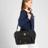 Sac ordinateur Messenger Berlin noir - Cabaïa