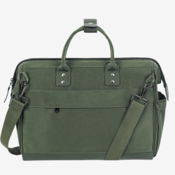 Sac ordinateur Messenger Coromandel kaki - Cabaïa
