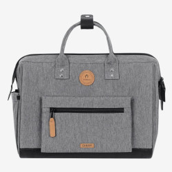 Sac ordinateur Messenger Getaria gris - Cabaïa
