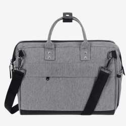 Sac ordinateur Messenger Getaria gris - Cabaïa