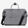 Sac ordinateur Messenger Getaria gris - Cabaïa