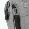 Sac ordinateur Messenger Getaria gris - Cabaïa