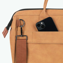 Sac ordinateur Messenger Moscou camel - Cabaïa