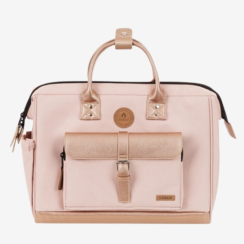 Sac ordinateur Messenger Queretaro rose - Cabaïa