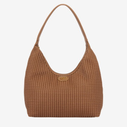 Mac Douglas - Sac hobo microfibre Falaise Bryan 2 châtain