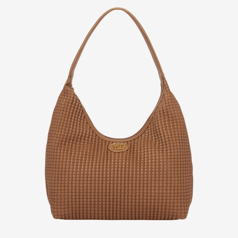 Mac Douglas - Sac hobo microfibre Falaise Bryan 2 châtain